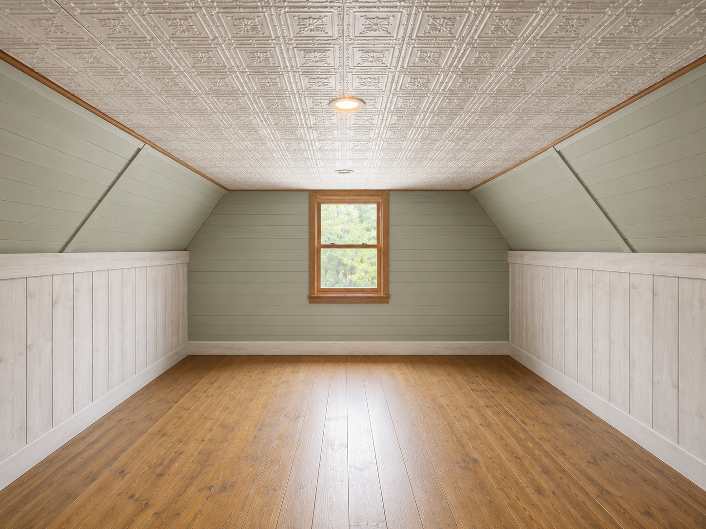 sewing room makeover milk paint