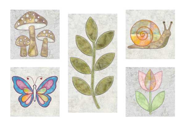garden song sal, quilt pattern, applique floral blocks